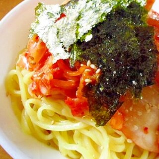 キムチ　冷やしラーメン（ごまだれ）